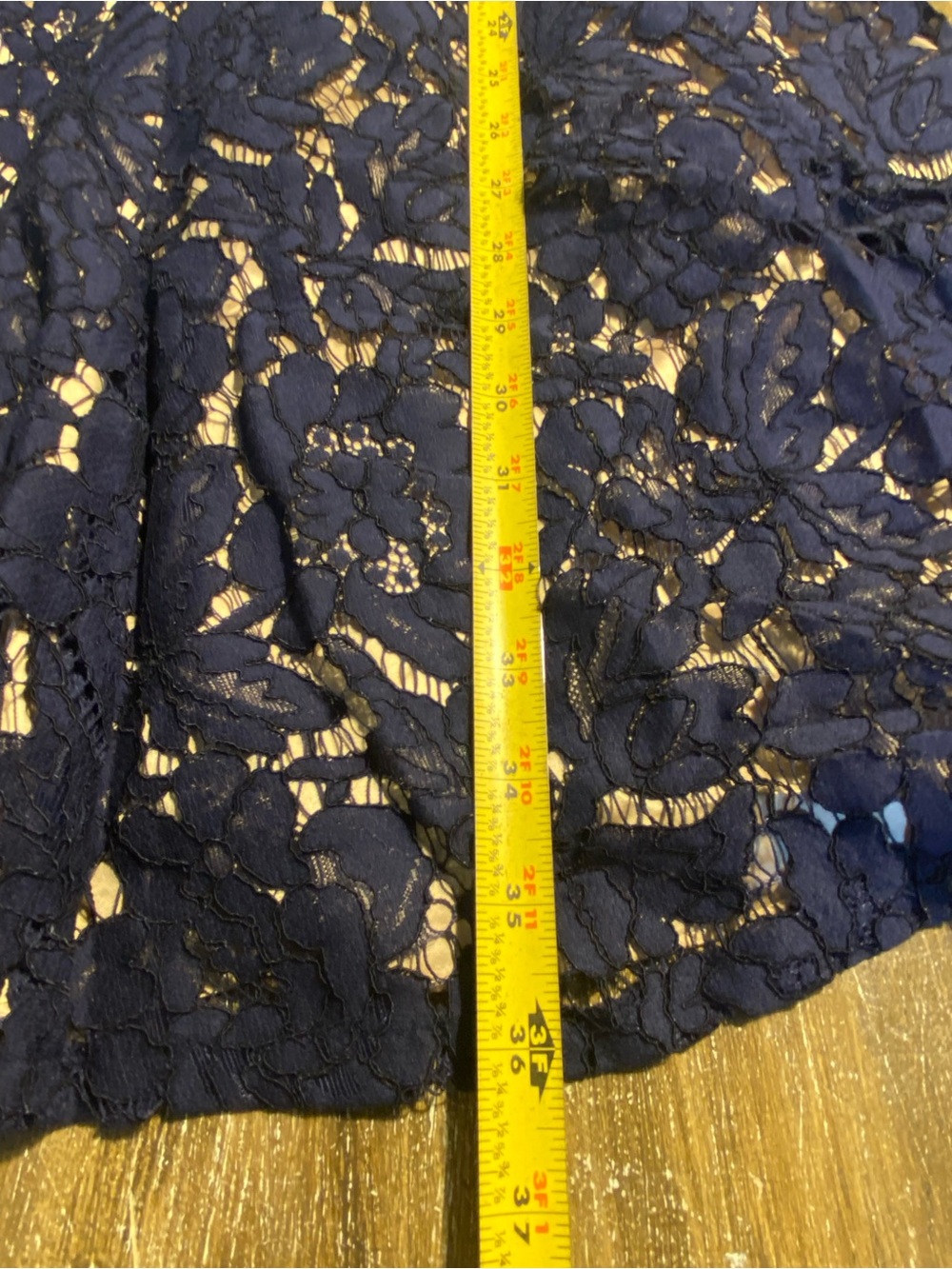 Eliza J Navy Blue Lace Dress Size 14 NWT - Picture 10 of 15